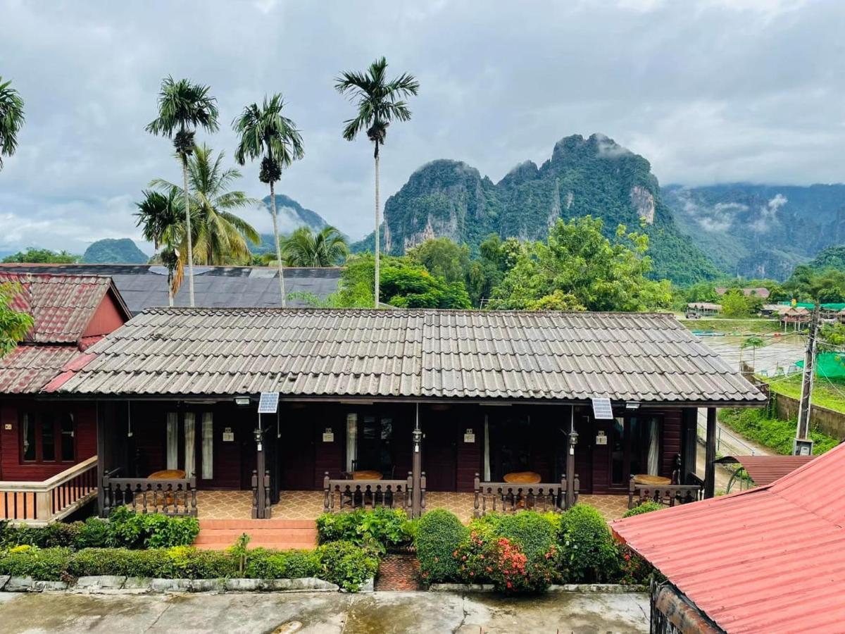 Bungalows Le Jardin Vangvieng Vang Vieng Exterior foto