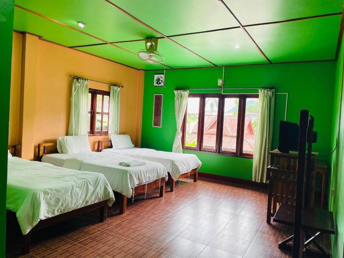 Bungalows Le Jardin Vangvieng Vang Vieng Exterior foto